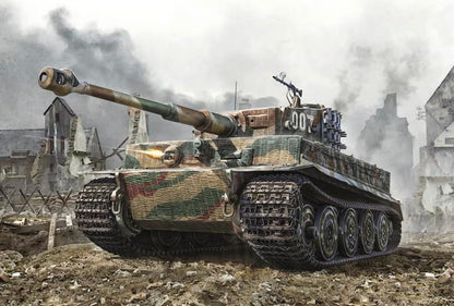 Italeri 6754 1:35 Pz.Kpfw. VI Tiger I AUSF. E sp Prod – Maquette de construction, modélisme, bricolage, loisirs, collage, kit de construction en plastique, fidèle aux détails, kit de char, militaire