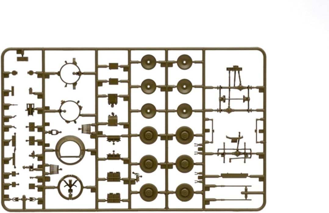 Italeri 25759 1:56 M8/M20 Greyhound Model Building Kit, Standing Model Building, Crafts, Hobby, Gluing, Plastic Kit, Detailed, Unpainted