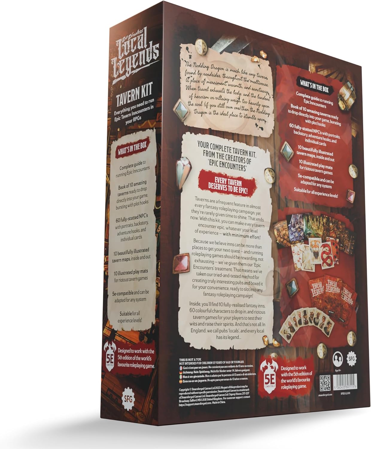 Steamforged Games Epic Encounters - Local Legends Tavern Kit