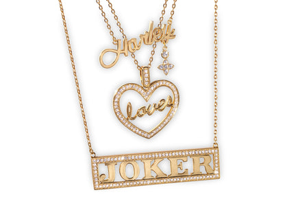Suicide Squad - Harley Quinn - Loves the Joker Necklace Set ( NN4060 )