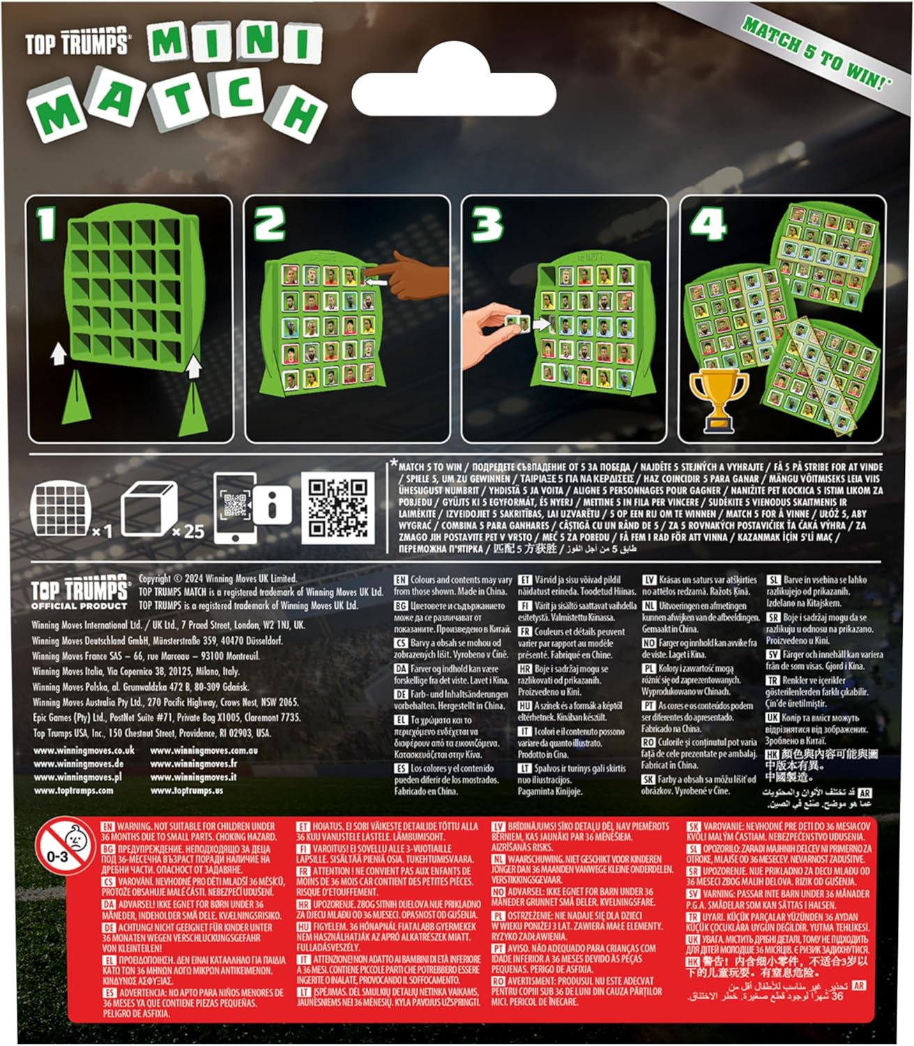 Winning Moves GmbH Match Mini Stars du Football