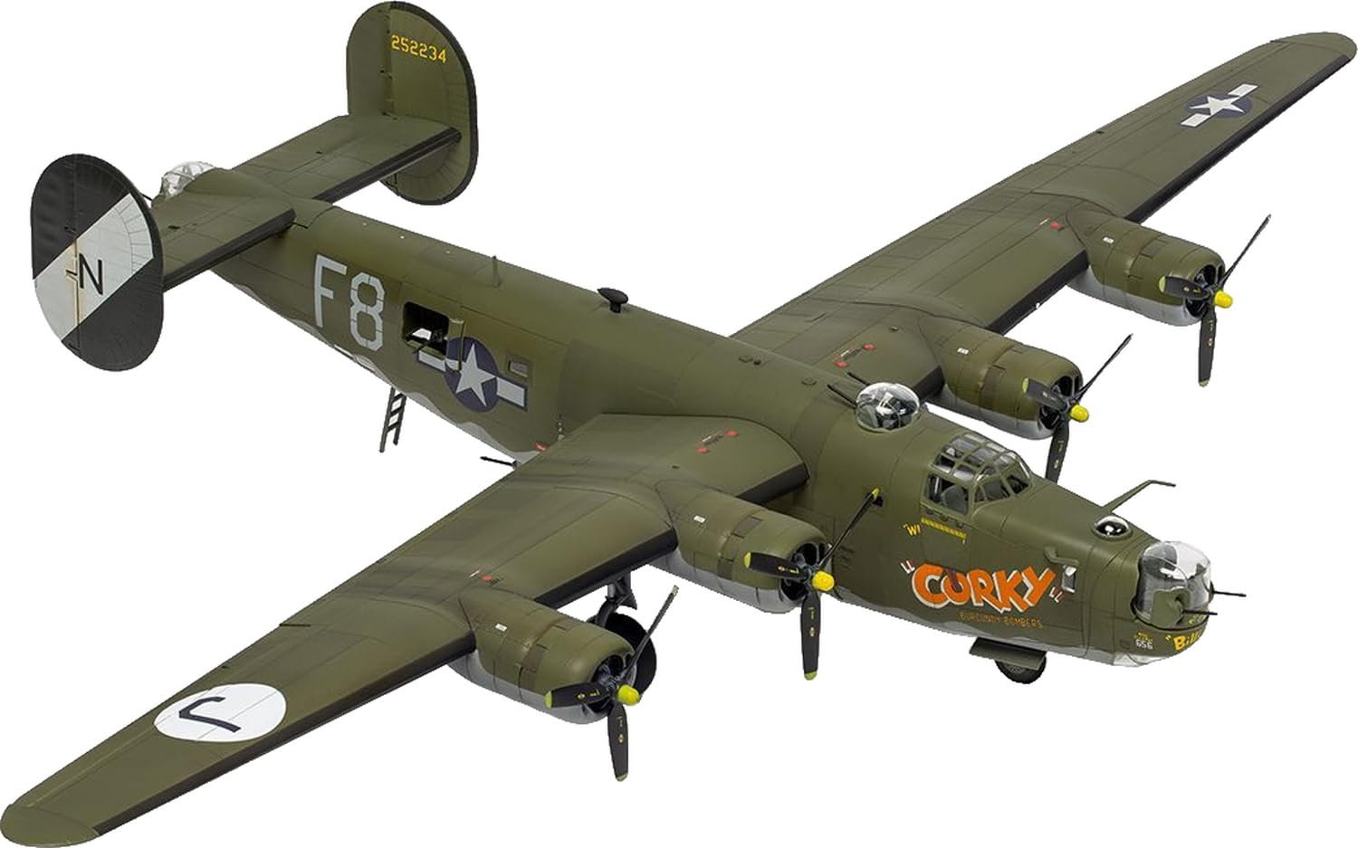 Airfix Model Set - A09010 Consolidated B-24H Liberator Model Building Kit - Plastic Model Plane Kits for Adults & Children 8+, Set Includes Sprues & Decals- 1:72 Scale Model
