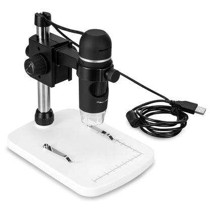 HOOKE USB5 5MPX Smart DiProgress Portable Digital Microscope with Table - 10X-200X Zoom Magnifications