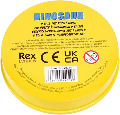 Prehistoric Land Dinosaur Tin Tilt Puzzle