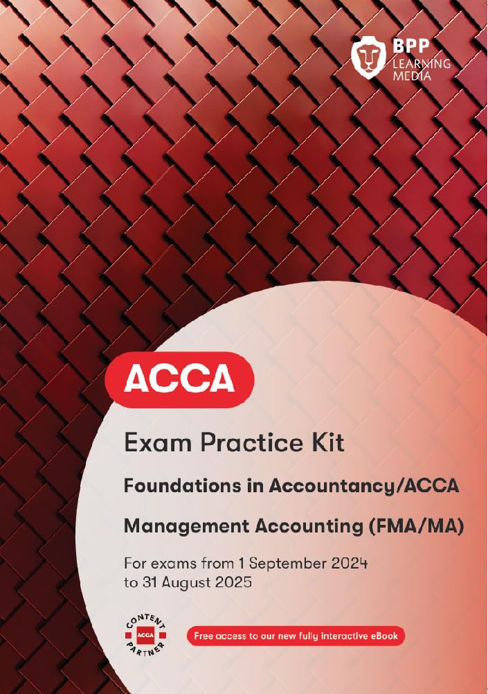 FIA Foundations in Management Accounting FMA