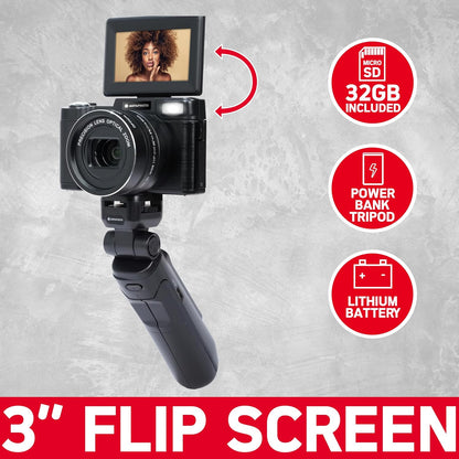 Agfaphoto - Vlogging Camera Realishot 5X Optical Zoom