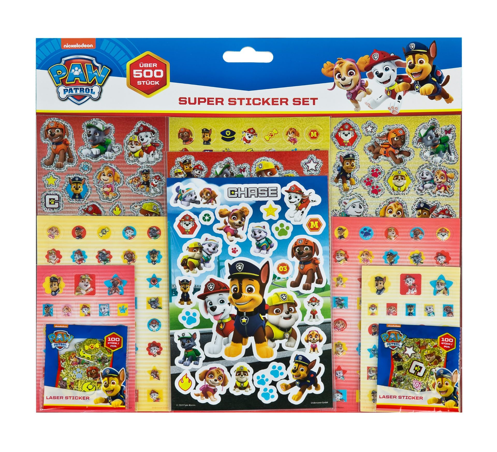 Paw Patrol Set di 500 adesivi