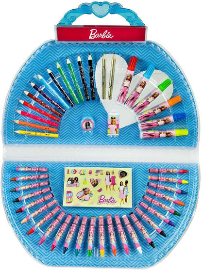 Malkoffer 51-teilig | Barbie | Kreativ-Set | Malen & Gestalten