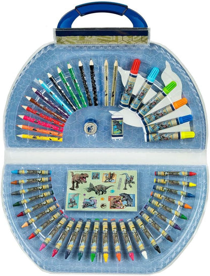 Undercover Painting Case 51 Pieces Jurassic World Creative Set Painting & Design