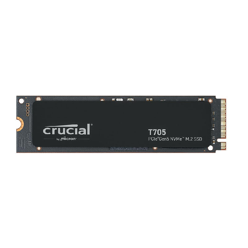 Crucial T705 1TB SSD PCIe Gen5 NVMe M.2 Internal Gaming SSD (New 2024), Up to 13,600MB/s, Microsoft DirectStorage, PCIe 3.0 & 4.0 Backwards Compatible, Solid State Drive - CT1000T705SSD3