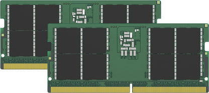 Kingston Branded Memory 64GB DDR5 5600MT/s SODIMM (Kit of 2) KCP556SD8K2-64 Notebook Memory 64GB 5600MT/s DDR5 SODIMM 2RX8 1.1V