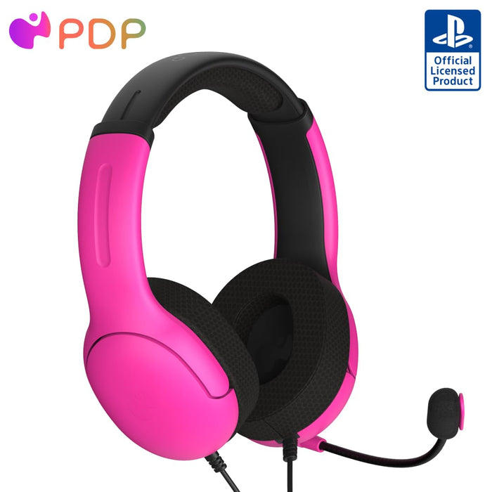 PDP PS5 AIRLITE Wired Headset Nebula Pink