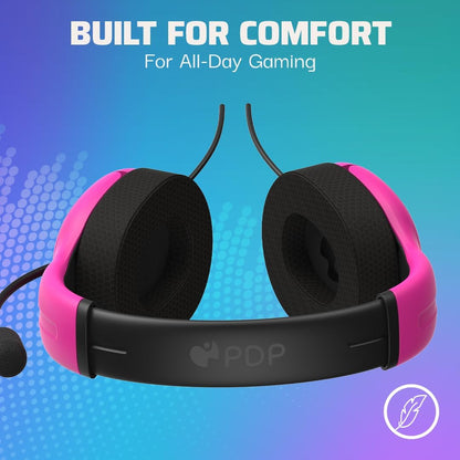 PDP PS5 AIRLITE Wired Headset Nebula Pink