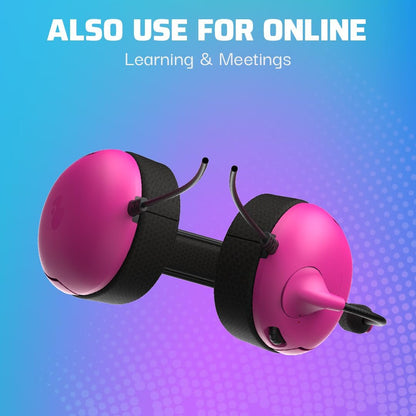 PDP PS5 AIRLITE Wired Headset Nebula Pink