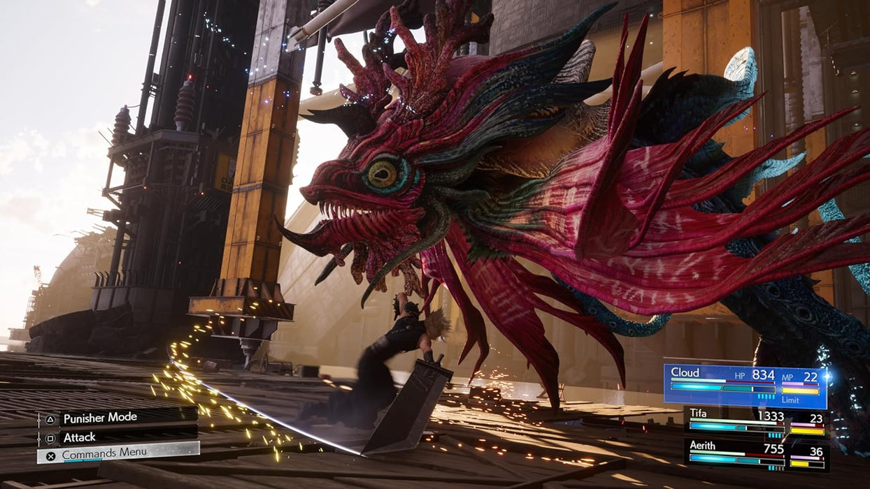 FINAL FANTASY VII REBIRTH (PlayStation 5) (Includes Amazon Exclusive In-Game Shinra Bangle) Standard Edition Single