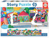 Educa Didacta Story 18901 Panorama-puzzel voor kinderen, 26 delen, vanaf 3 jaar