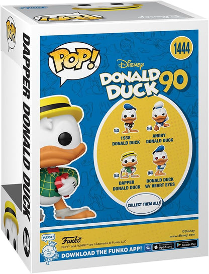 Funko POP! Disney: Donald Duck 90th - Donald Duck - (Dapper) - Collectable Vinyl Figure - Gift Idea - Official Merchandise - Toys for Kids & Adults - TV Fans - Model Figure for Collectors and Display