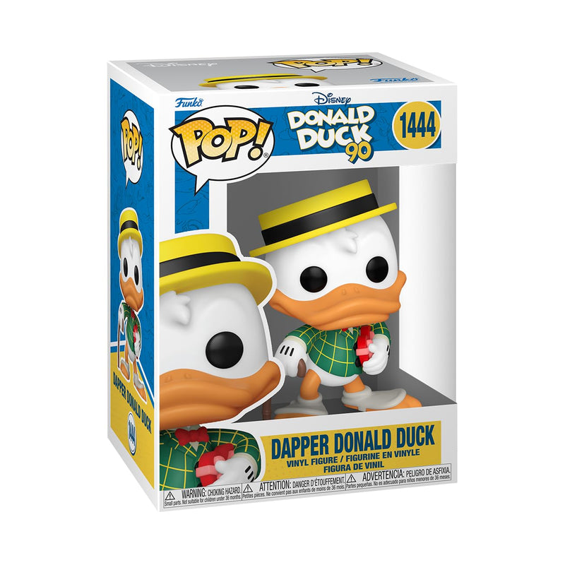Funko POP! Disney: Donald Duck 90th - Donald Duck - (Dapper) - Collectable Vinyl Figure - Gift Idea - Official Merchandise - Toys for Kids & Adults - TV Fans - Model Figure for Collectors and Display
