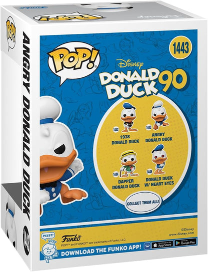 Funko POP! Disney: Donald Duck 90th - Donald Duck - (Angry) - Collectable Vinyl Figure - Gift Idea - Official Merchandise - Toys for Kids & Adults - TV Fans - Model Figure for Collectors and Display