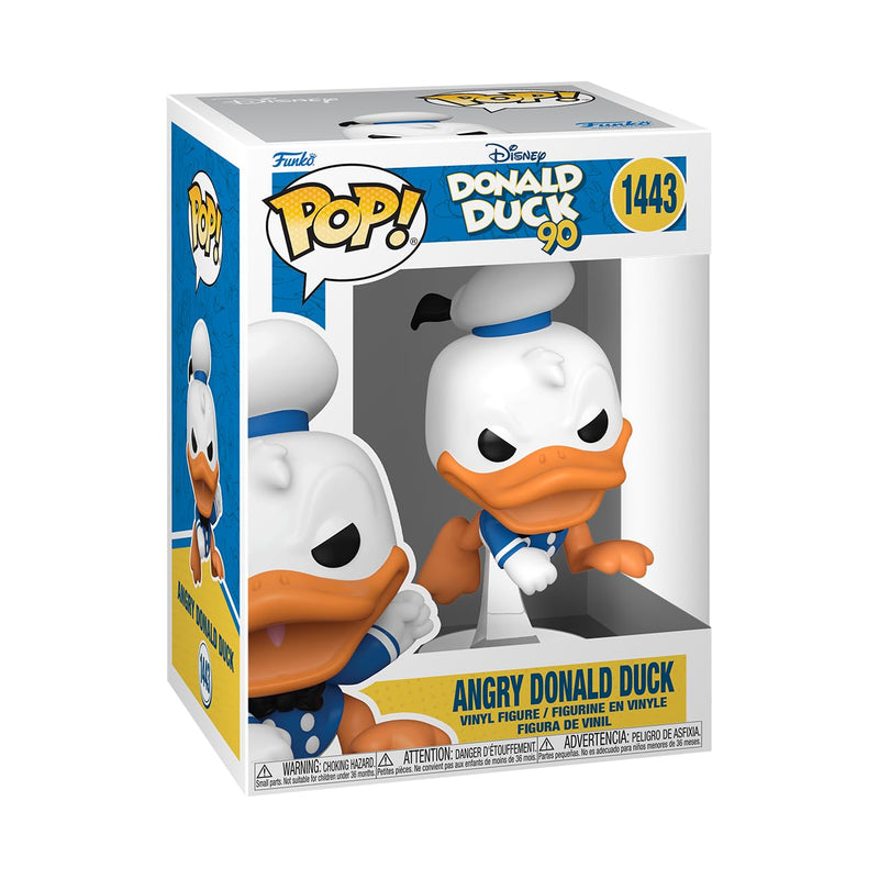 Funko POP! Disney: Donald Duck 90th - Donald Duck - (Angry) - Collectable Vinyl Figure - Gift Idea - Official Merchandise - Toys for Kids & Adults - TV Fans - Model Figure for Collectors and Display