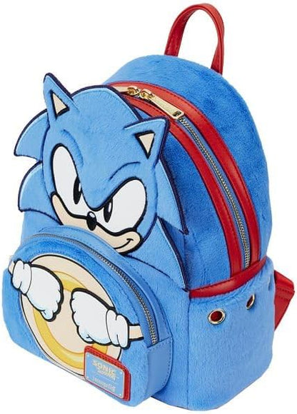 Loungefly Backpacks Sega Sonic The Hedgehog Classic Cosplay Mini Backpack Blue