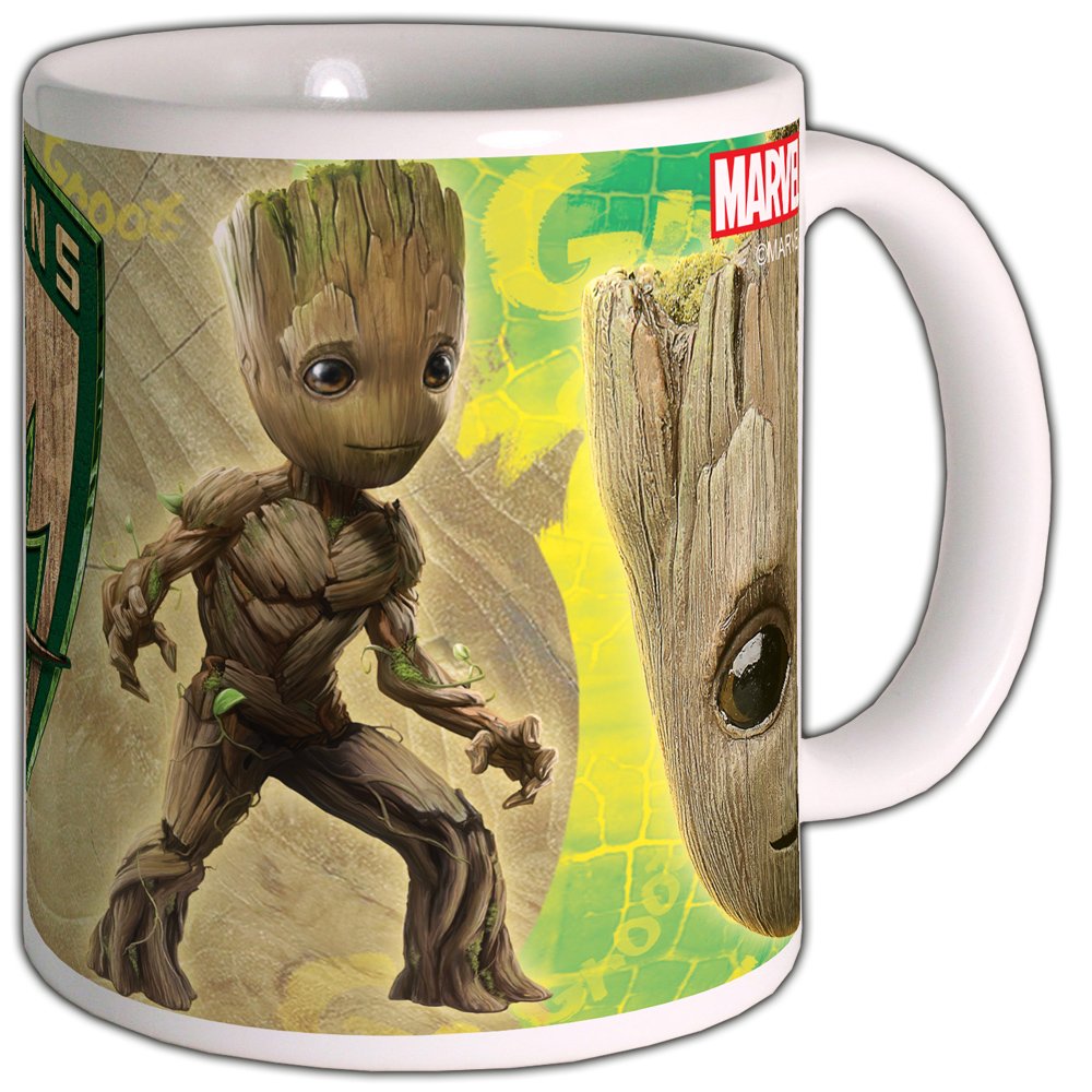 Taza guardianes de la galaxia groot logo 300ml