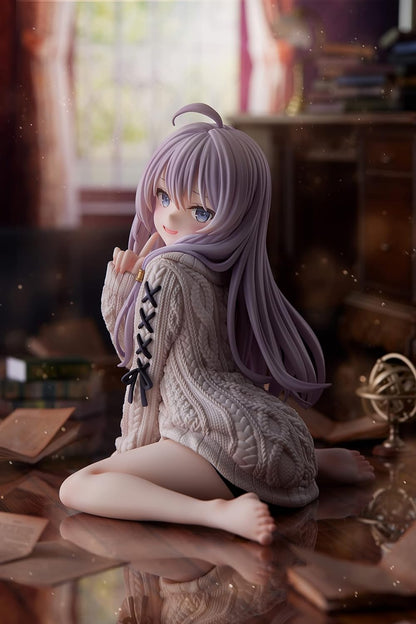 Furyu Wandering Witch: The Journey of Elaina Dekofigur PVC 1/7 Elaina Knit One Piece Dress Ver. 15 cm