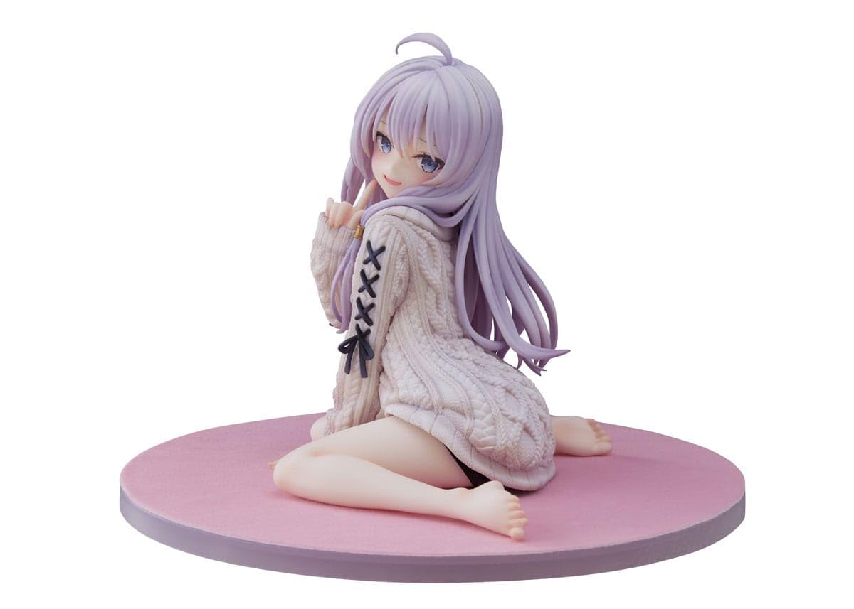 Furyu Wandering Witch: The Journey of Elaina Dekofigur PVC 1/7 Elaina Knit One Piece Dress Ver. 15 cm