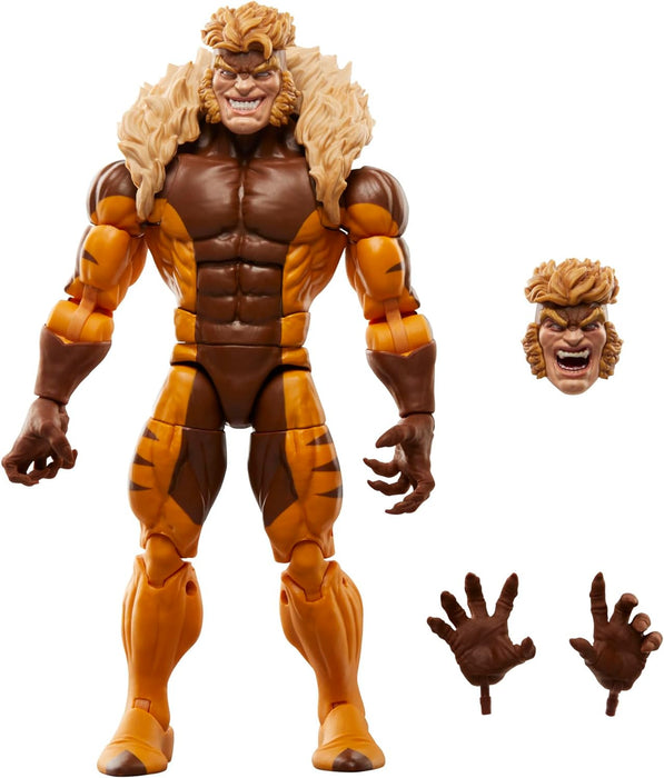 Marvel Legends Series Logan vs Sabretooth, Wolverine 50th Anniversary Comics Collectible 6-Inch Scale Action Figure 2-Pack