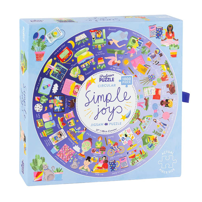 Professor Puzzle | The Simple Joys - 1,000 Piece Jigsaw | Puzzle | Ages 12+ | 1+ Players