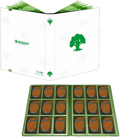 Ultra PRO - Mana 8 9-Pocket PRO-Binder - Forest for Magic: The Gathering, Holds & Protects 360 Standard Sized Cards, Collector's Edition Durable Trading Premium Leatherette Secure Pocket Binder