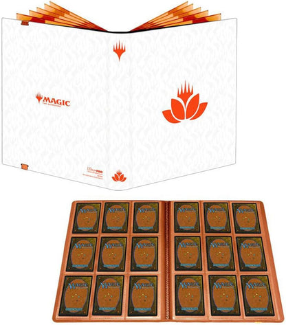 Ultra PRO - Mana 8 9-Pocket PRO-Binder - Lotus for Magic: The Gathering, Holds & Protects 360 Standard Sized Cards, Collector's Edition Durable Trading Premium Leatherette Secure Pocket Binder