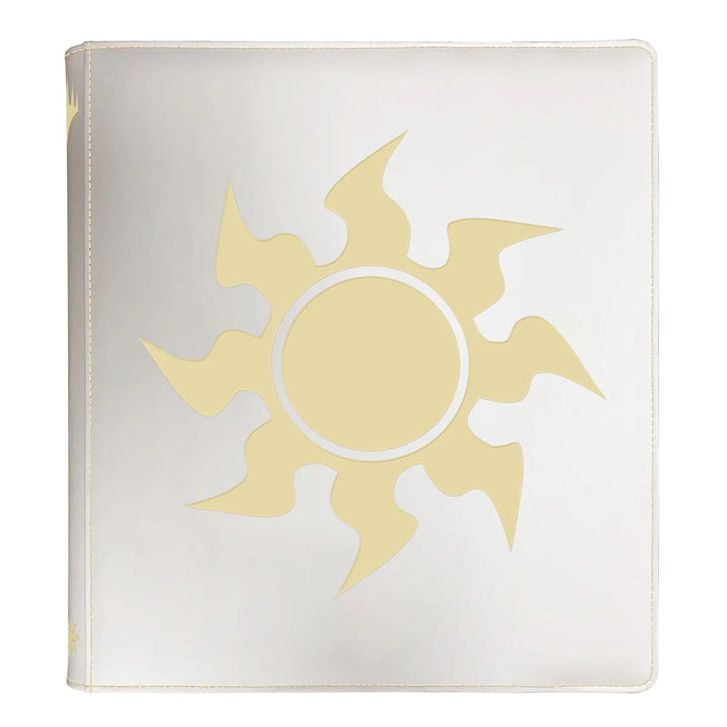 Ultra PRO - Mana 8 12-Pocket Zip PRO-Binder - Plains for Magic: The Gathering, Holds & Protects 480 Standard Sized Cards, Collector's Edition Durable Trading Secure Side-Loading Pocket Binder