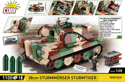 COBI Historical Collection World War II 2585 Sturmmorser Tiger Sturmt 2585