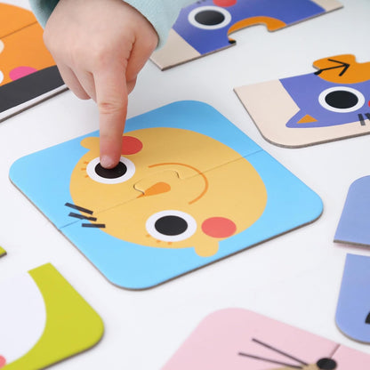 Banana Panda On-the-Go Puzzle Halbe Gesichter 15m+