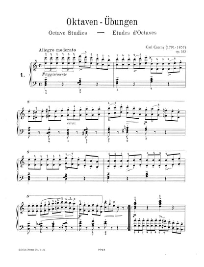 Czerny: 6 Octave Studies Op.553 (Piano Solo) (EP3175)