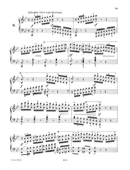 Czerny: 6 Octave Studies Op.553 (Piano Solo) (EP3175)