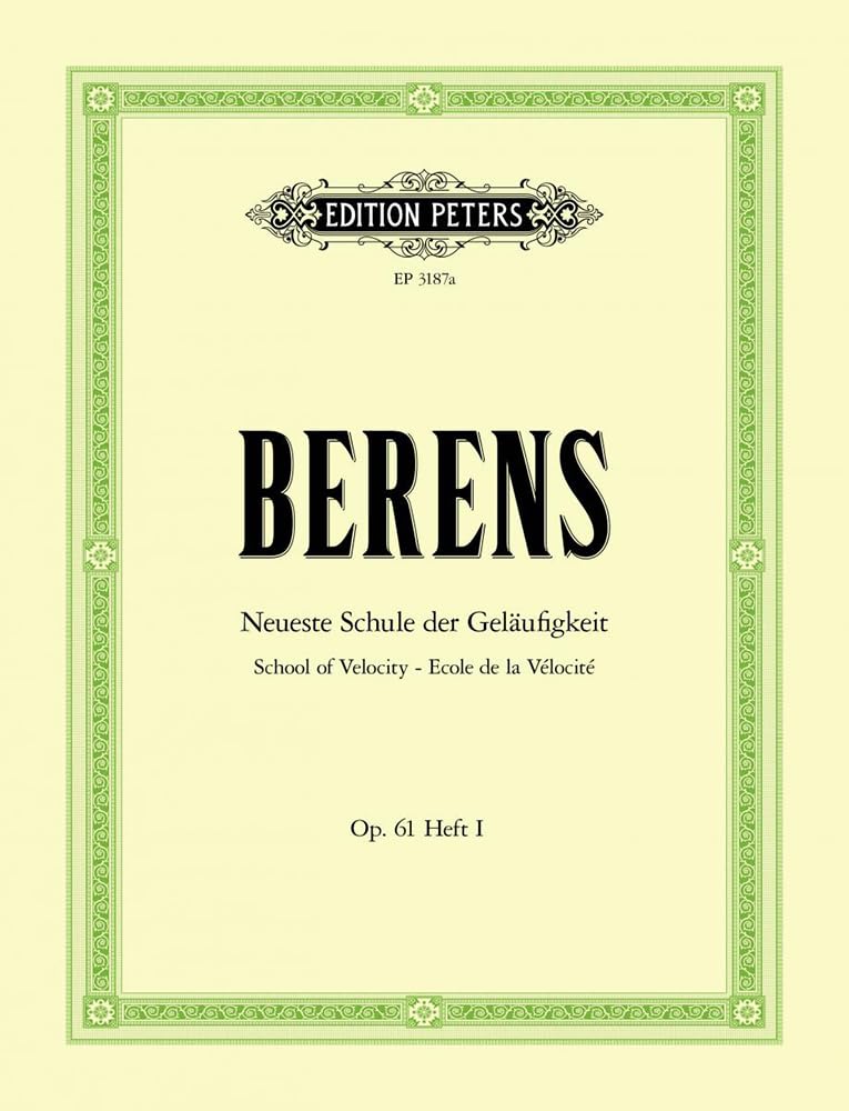 Berens: School of Velocity Op.61 Vol.1 (Piano Solo) (EP3187A)