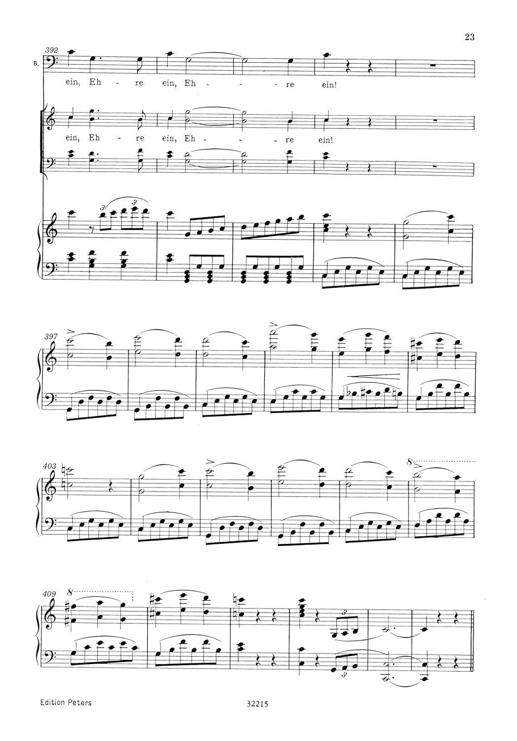 Lortzing: BegriiBungschor (Singschule) aus Zar und Zimmermann (Mixed Voice Choir and Piano)