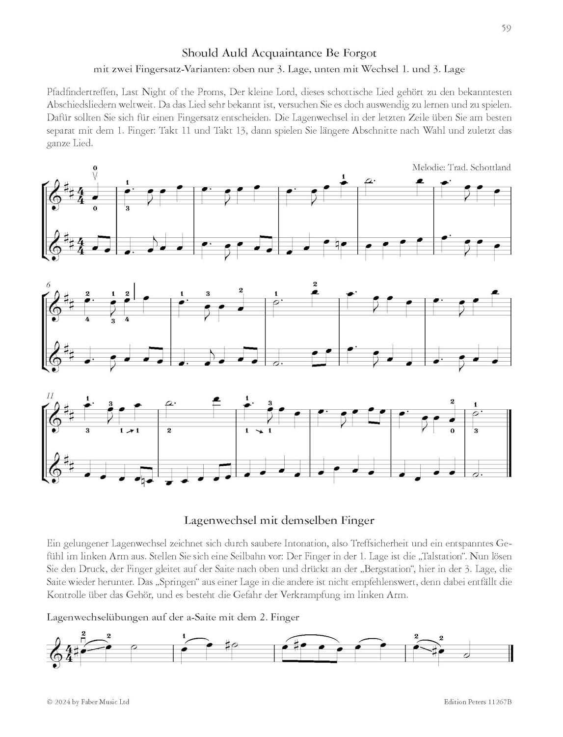 Geige spielen. Eine Einführung für Erwachsene Band 2 Für Violine solo: Lehrmaterial.
