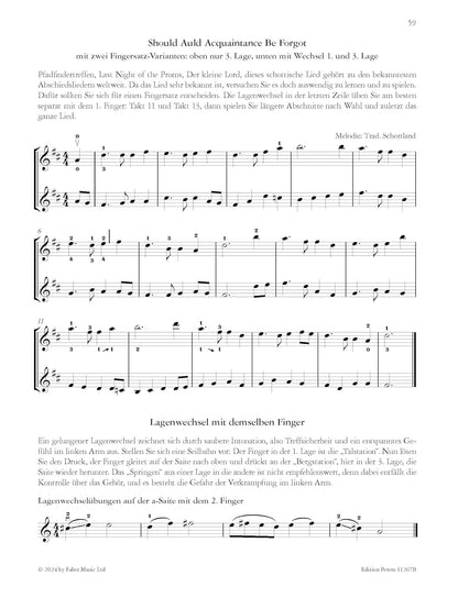 Geige spielen. Eine Einführung für Erwachsene Band 2 Für Violine solo: Lehrmaterial.