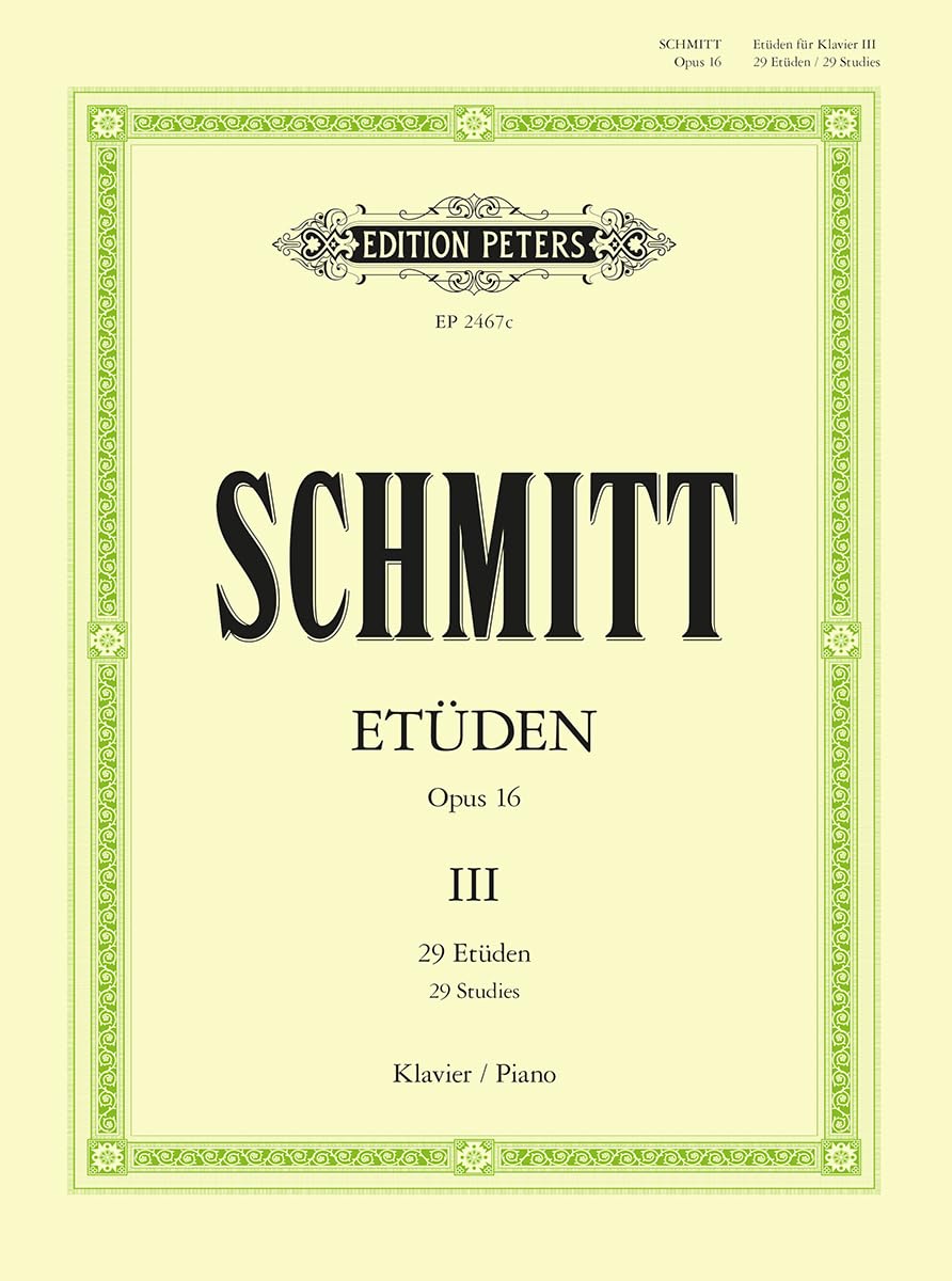 Schmitt: Preparatory for Exercises for Piano Volume 3 (EP2467C