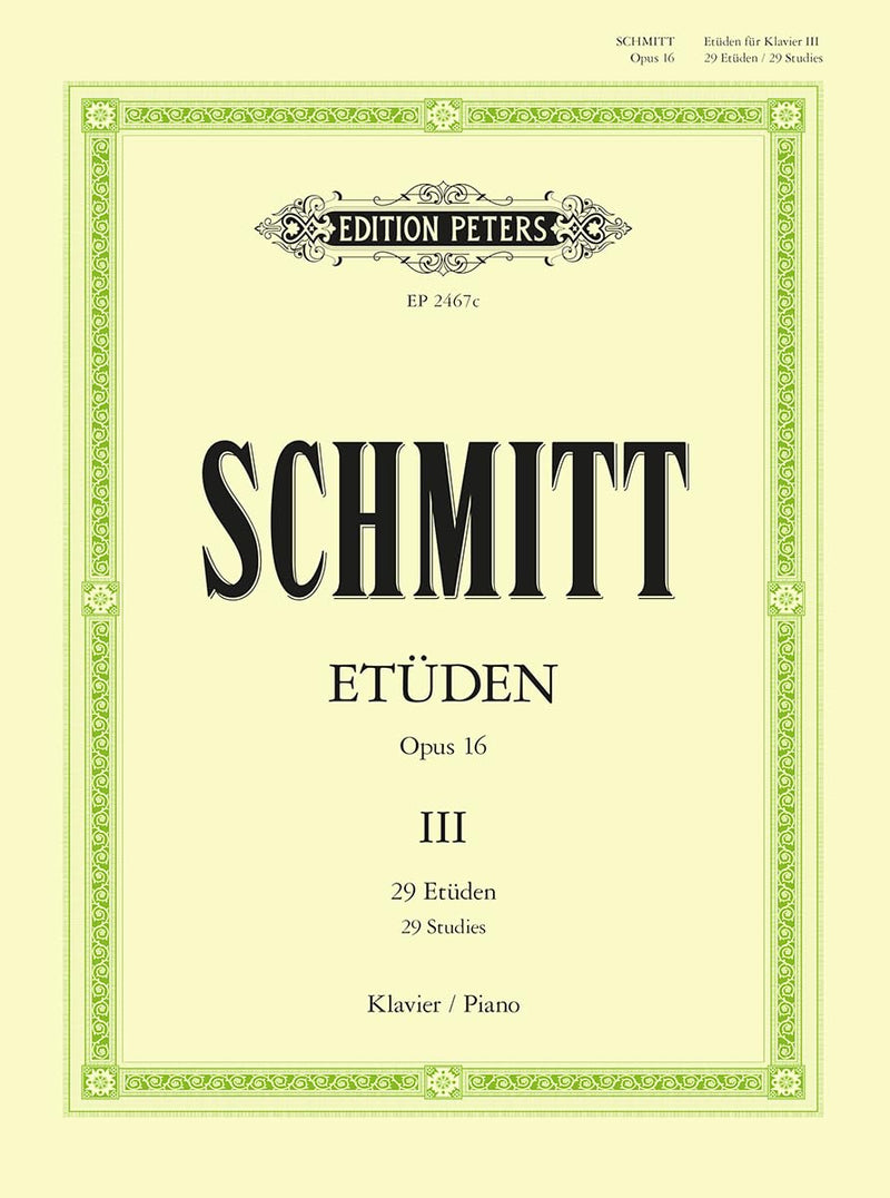 Schmitt: Preparatory for Exercises for Piano Volume 3 (EP2467C