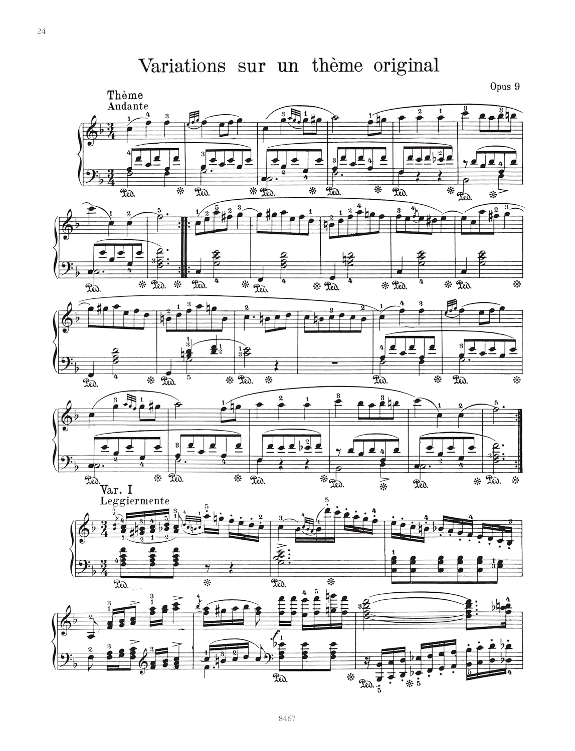 Weber: Piano Works Vol. III: Variations & Concertos (EP717C)