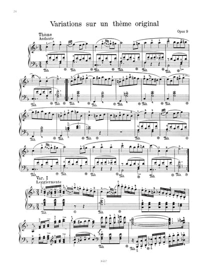 Weber: Piano Works Vol. III: Variations & Concertos (EP717C)