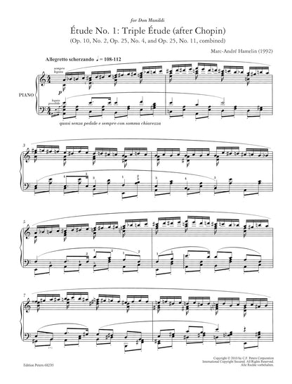 Hamelin: 12 Études for Piano in all the minor keys: Für Klavier zu zwei Händen (Edition Peters