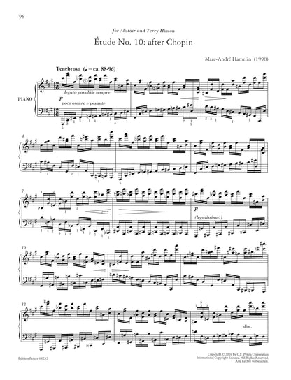 Hamelin: 12 Études for Piano in all the minor keys: Für Klavier zu zwei Händen (Edition Peters