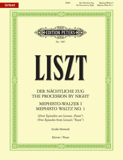 Liszt: Two Episodes from Lenau's "Faust"' (EP7987): Two Episodes from Lenau's Faust, Urtext (Edition Peters