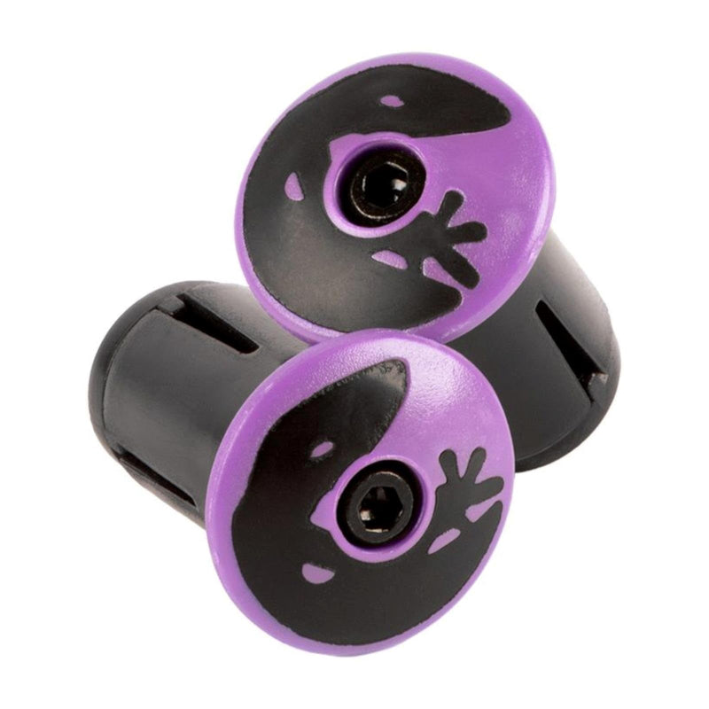 Lizard Skins - Packaged DSP Bar Tape Plugs - Violet Purple