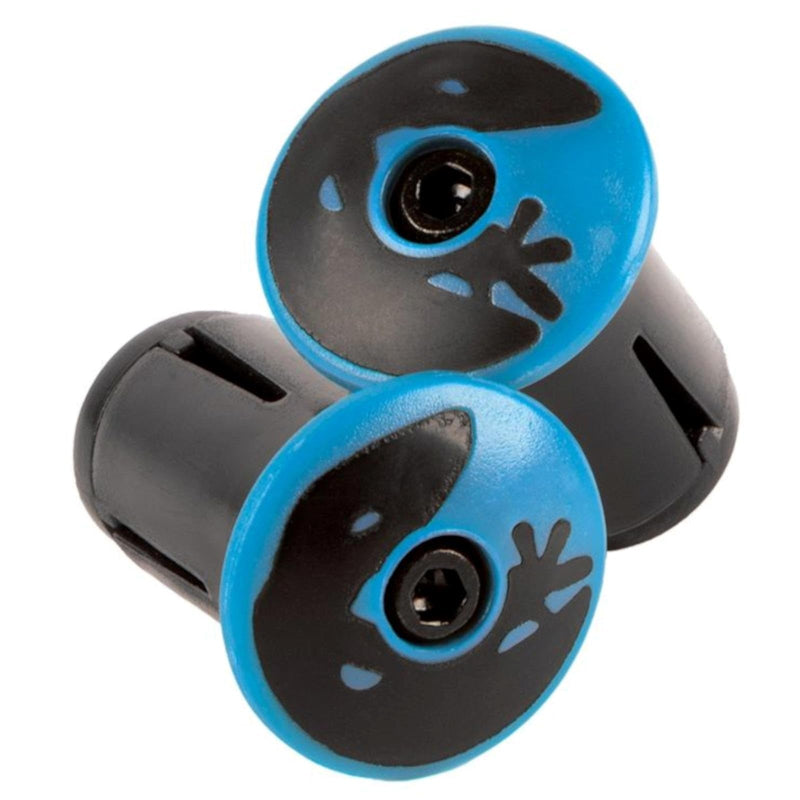 Lizard Skins - Packaged DSP Bar Tape Plugs - Sky Blue